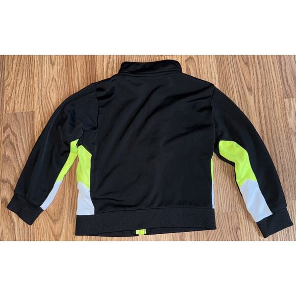 Nike Hoodie + Sweat Pants Set Size 24M (month) Black, Neon Yellow, White - Picture 6 of 11